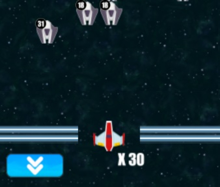 Juego Blasters espaciales  en línea