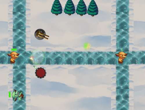 Juego Defensa navideña  en línea