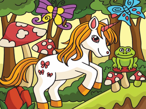 Juego Unicornio encuentra las diferencias  en línea
