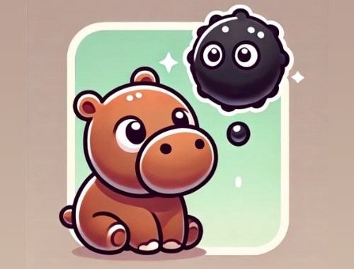 Juego ¡Esconde el hipopótamo de Moodeng!  en línea