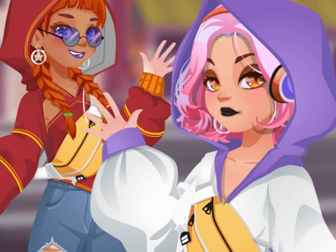 Juego Estilo de capucha adolescente  en línea