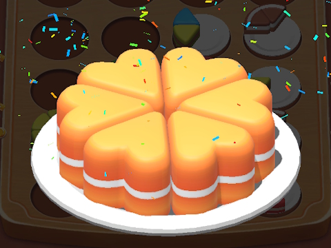 Juego Rompecabezas de combinación de pasteles  en línea