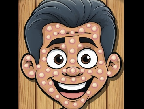 Juego Estallido de espinillas de dibujos animados  en línea