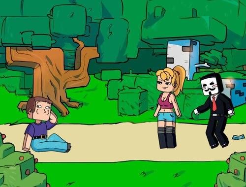Juego Aventura en el mundo mío  en línea