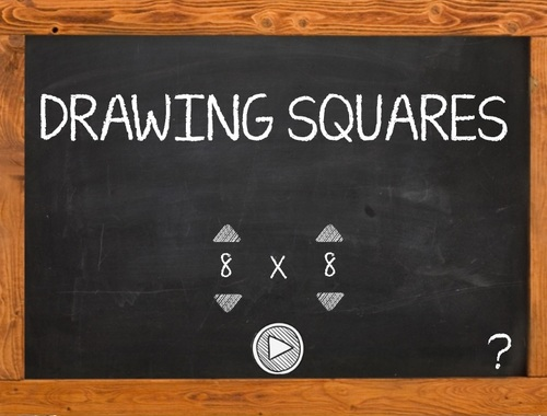 Juego Dibujar cuadrados  en línea