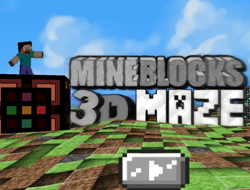 Juego Laberinto 3D de MineBlocks  en línea