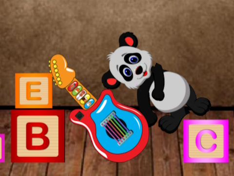 Juego Niños Guitarra Música Tiempo  en línea