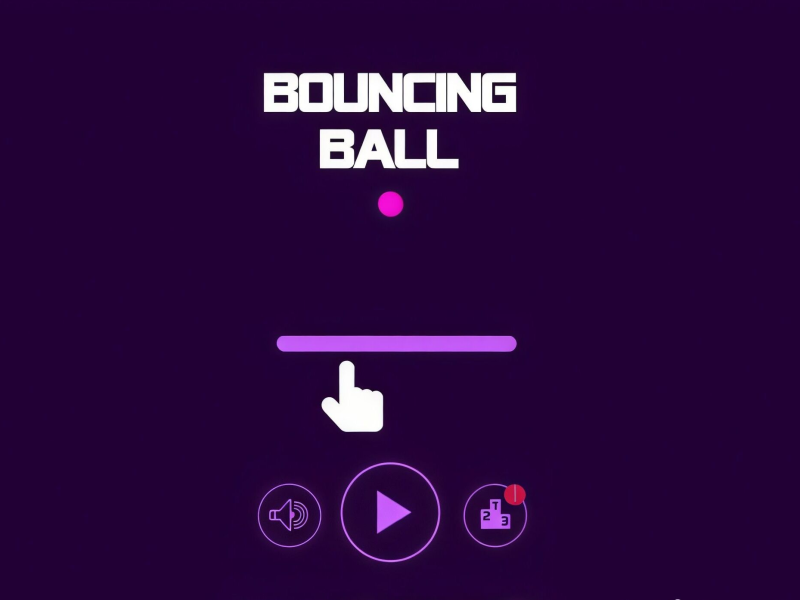 Juego Pelota que rebota  en línea