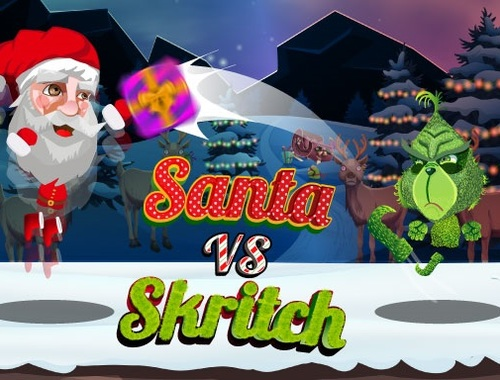 Juego Papá Noel contra Skritch  en línea