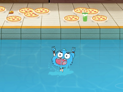 Juego Fiesta en la piscina del asombroso mundo de Gumball  en línea