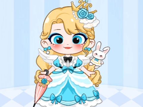 Juego Vestir a la princesita  en línea