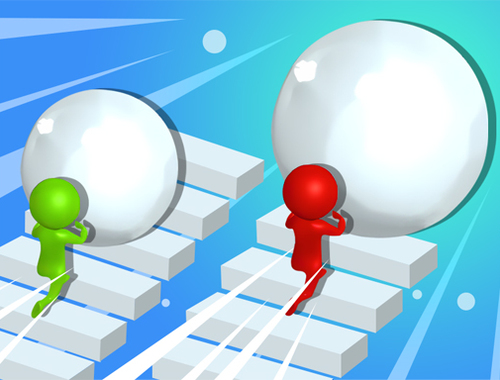 Juego Carrera de nieve Carreras divertidas en 3D  en línea