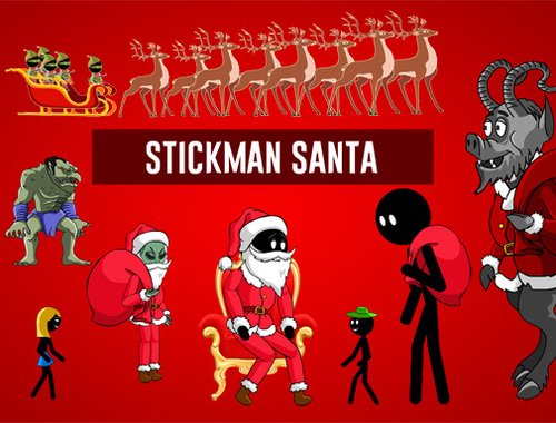 Juego Hombre palo, santa  en línea