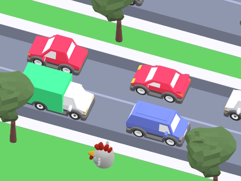 Juego Cruzador de pollo  en línea
