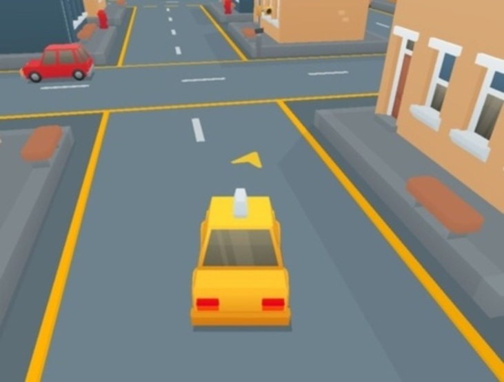 Juego Taxi de carril rápido  en línea