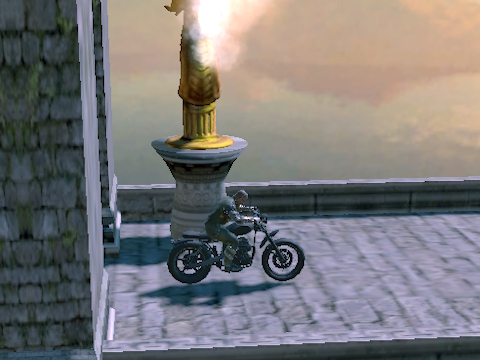Juego Carrera de motos a través de ruinas  en línea