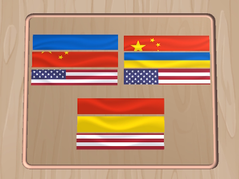 Juego Flag Puzzle Jam: Recoge banderas  en línea