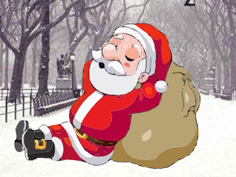 Juego Despierta al Papá Noel dormido  en línea