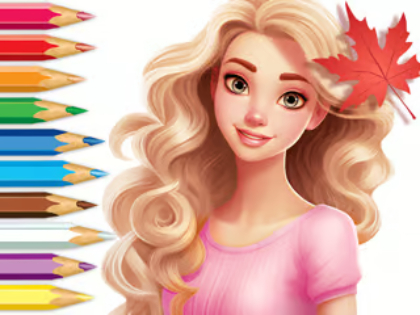 Juego Libro para colorear: Barbie Cuento de otoño  en línea