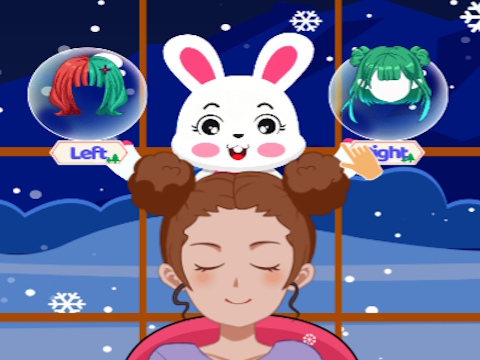Juego Izquierda o Derecha - Disfraces navideños  en línea