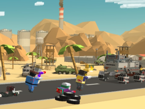Juego Zombie Derby Pixel Supervivencia  en línea