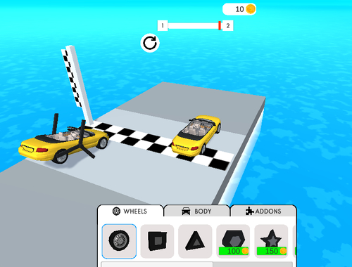 Juego Constructor de carreras  en línea