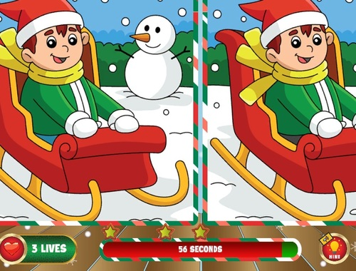 Juego Navidad Encuentra las Diferencias  en línea