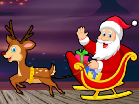 Juego Encuentra a Papá Noel con regalo  en línea