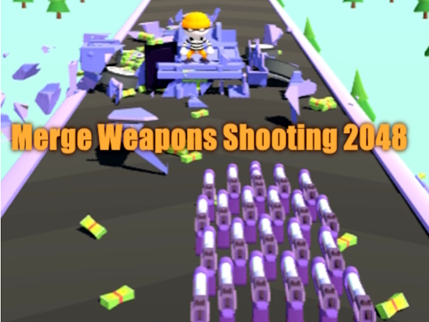 Juego Fusionar armas disparando 2048  en línea