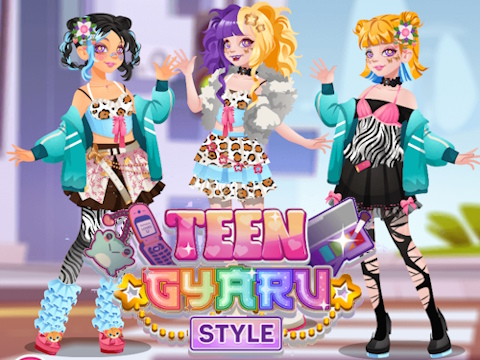 Juego Estilo adolescente gyaru  en línea