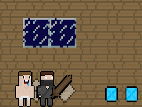 Juego Baby Noob contra Heroman 2 jugadores  en línea