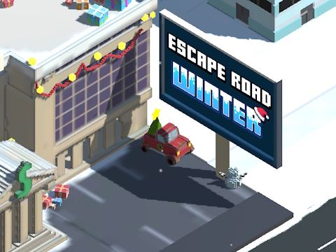 Juego Escapar del camino invierno  en línea