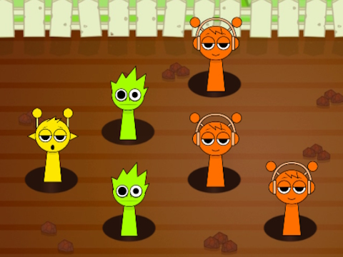 Juego Sprunki Golpea Un Topo  en línea