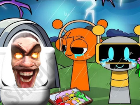 Juego Inodoro Sprunki Castle Panic Skibidi  en línea