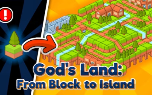Juego La tierra de Dios de bloque a isla  en línea