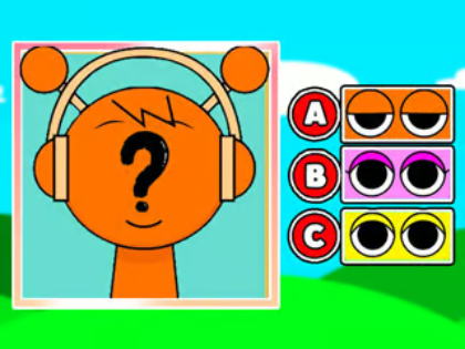 Juego Prueba para niños: Prueba Sprunki Fandom  en línea