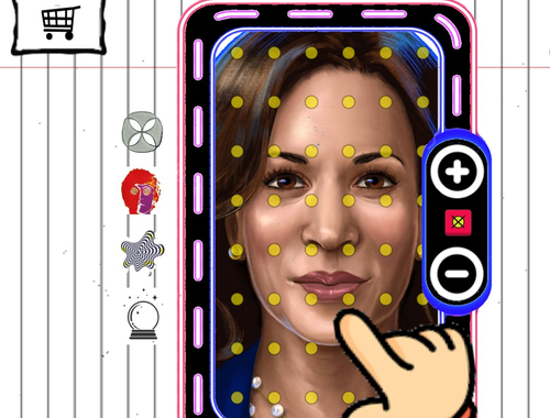 Juego Búsqueda de cara divertida  en línea