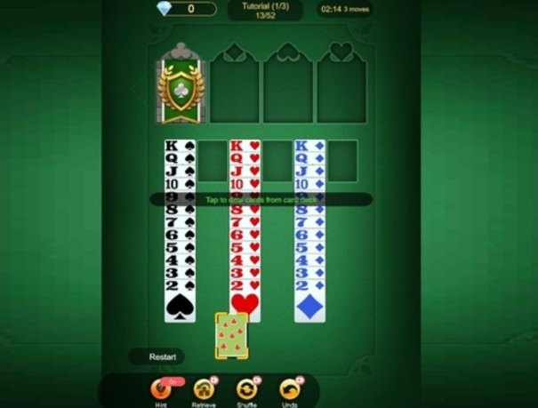 Juego Rey solitario  en línea