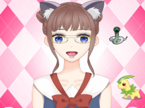 Juego Vestir linda chica anime  en línea
