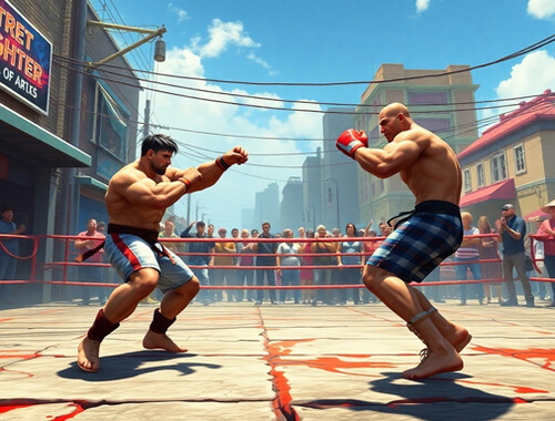 Juego Verdadero luchador callejero 3d  en línea