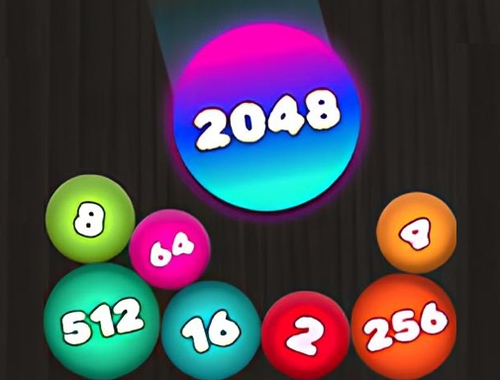 Juego Rompecabezas 2048: Conecta las bolas  en línea