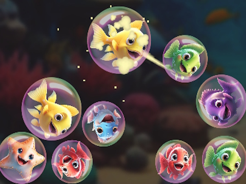 Juego ¡Fusiona peces!  en línea