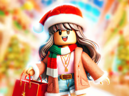 Juego Rompecabezas: Centro comercial navideño de Roblox  en línea