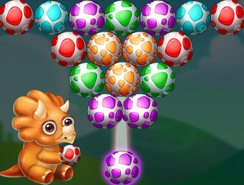 Juego Tirador de huevos de dinosaurio  en línea