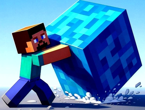 Juego Laberinto 3D de MineBlocks  en línea