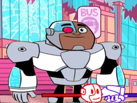 Juego Friday Night Funkin' vs Cyborg: semana completa  en línea
