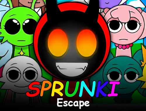 Juego Escape 3D de Sprunki  en línea