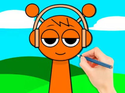 Juego Libro para colorear: Sprunki Oren  en línea