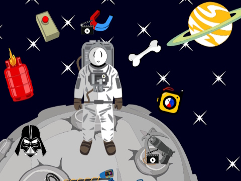 Juego Stickman en el espacio  en línea