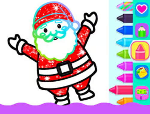 Juego Dibujo para niños pequeños: Navidad  en línea